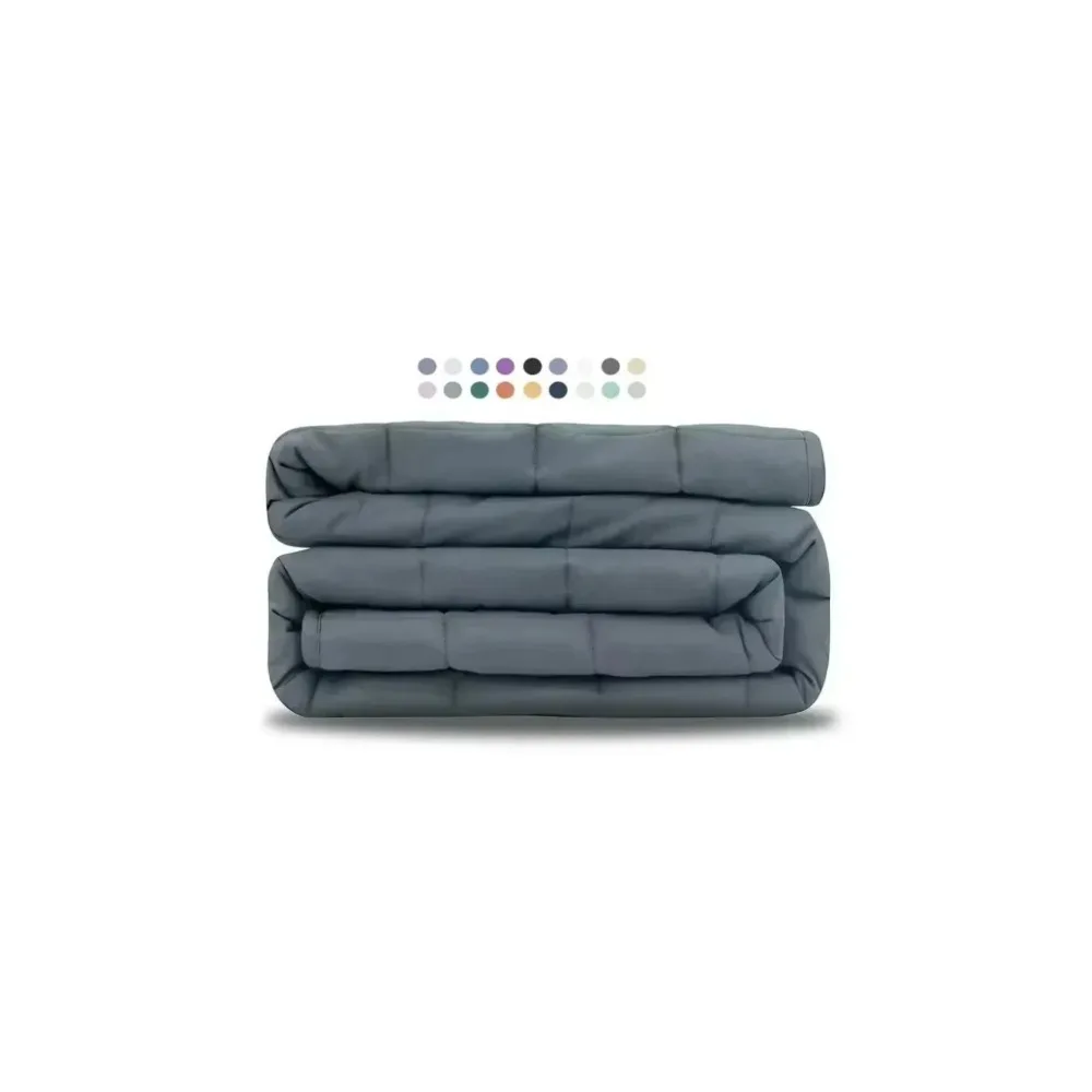 Weighted Blanket 15Lb - Cooling Weighted Blanket Heavy Gravity Blanket