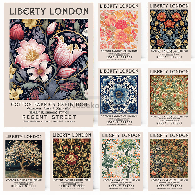 Home Textiles Exhibition - William Morris Exhibition Poster Liberty London