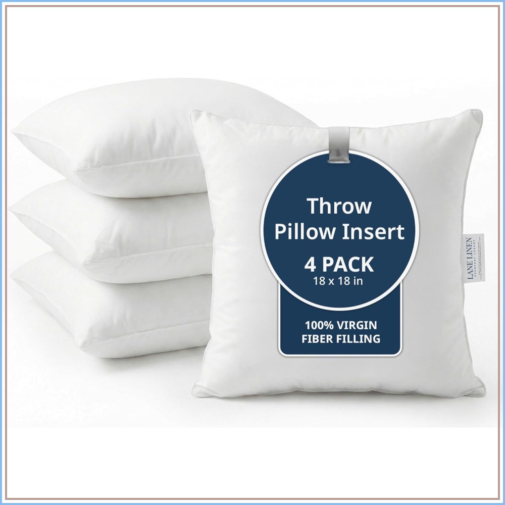 18x18 White Throw Pillow Inser - Pillow Insert 18X18 ulasan dan harga