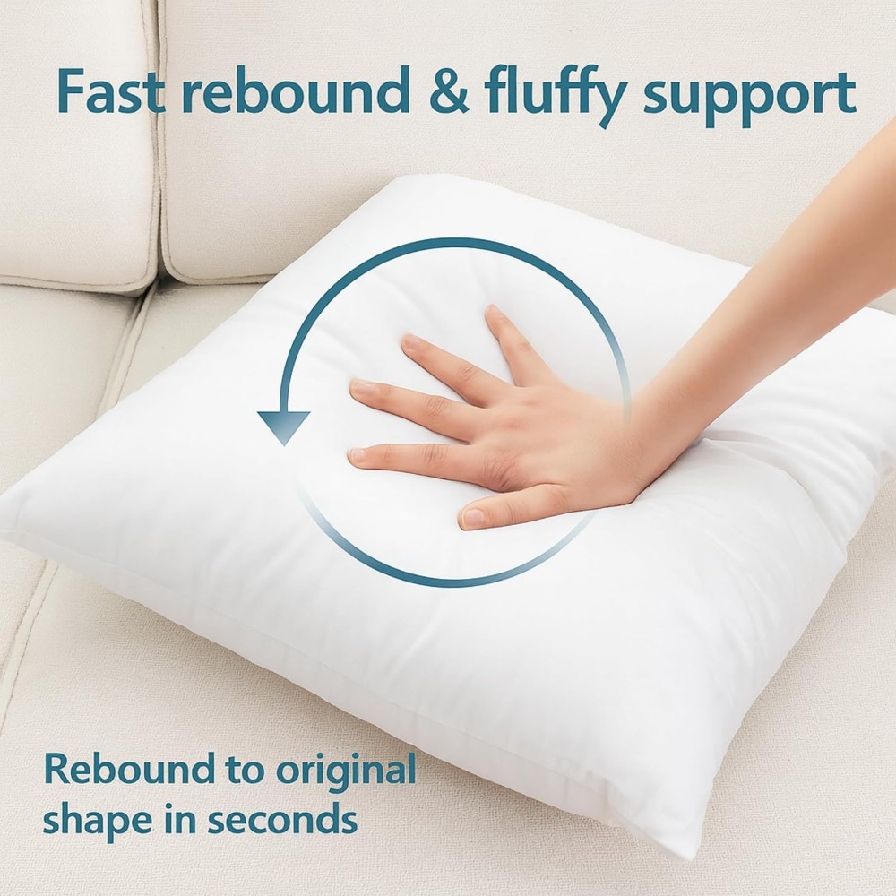 18x18 White Throw Pillow Inser - Pillow Insert 18X18 ulasan dan harga