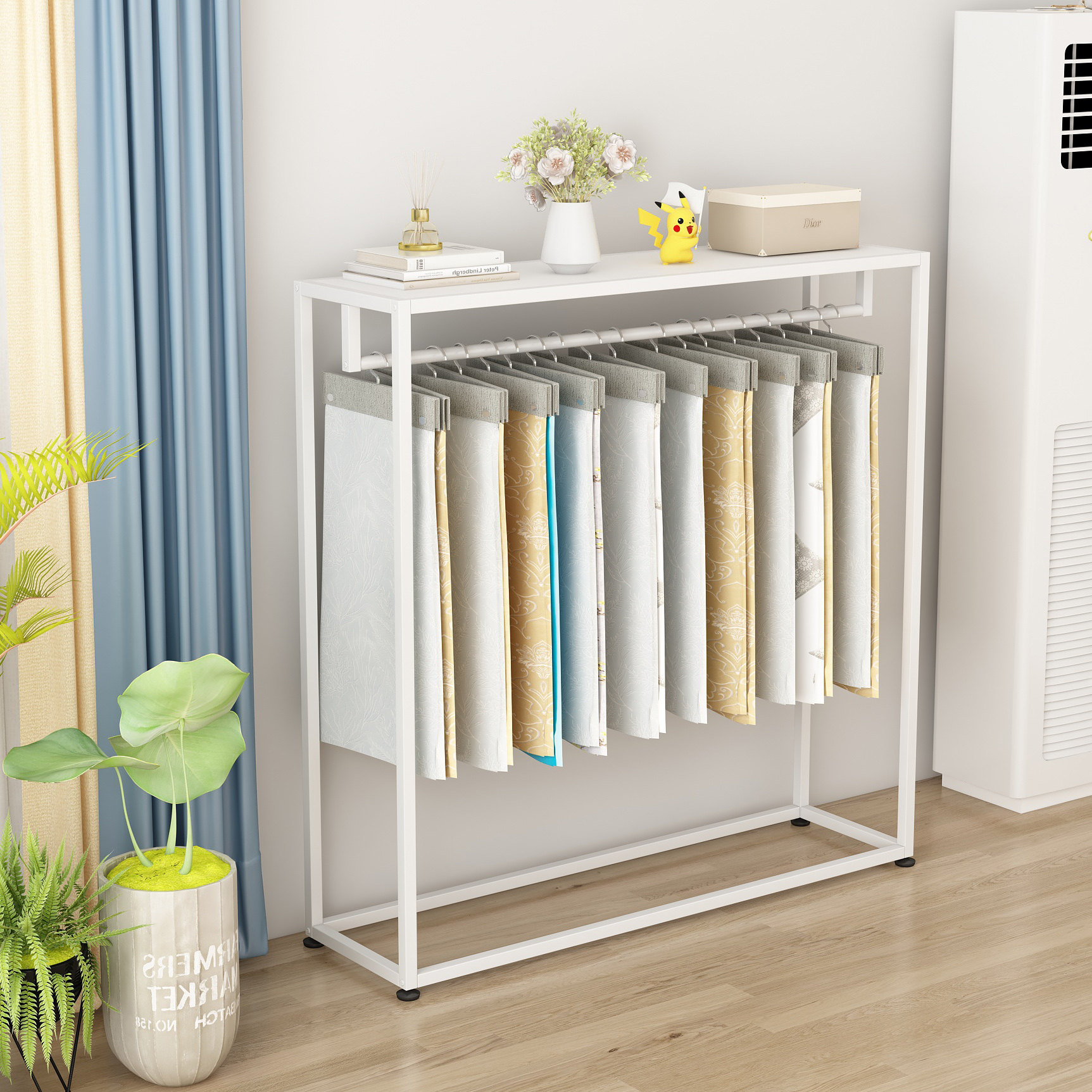 Curtain elevator display rack  - Home Textiles Exhibition ulasan dan harga