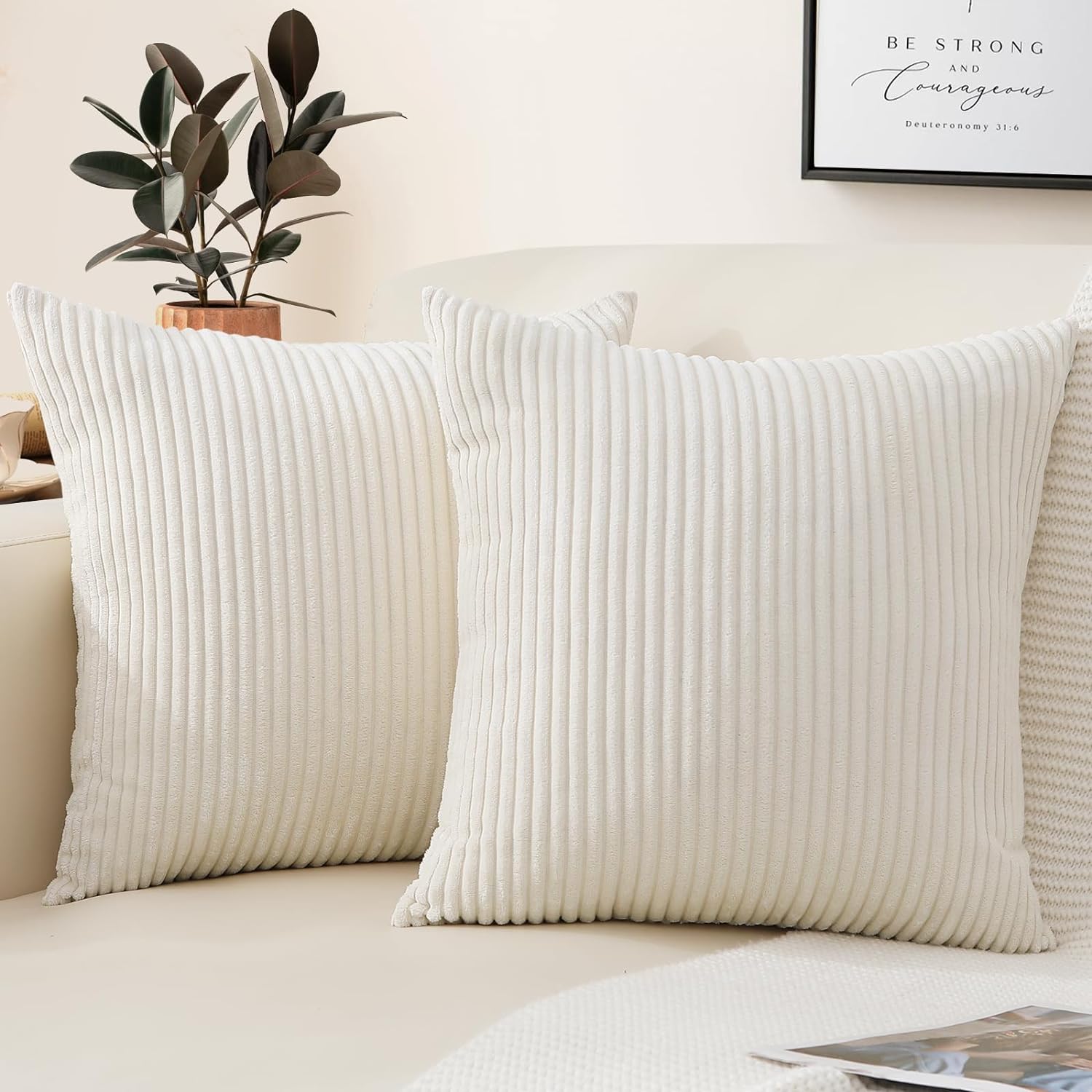 Corduroy Throw Pillow Covers 1 - Pillow Insert 18X18 ulasan dan harga