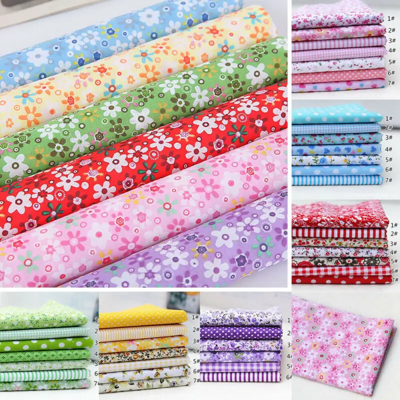 Vibrant 7 Color Patchwork Cott - Home Textiles Bedding ulasan dan harga