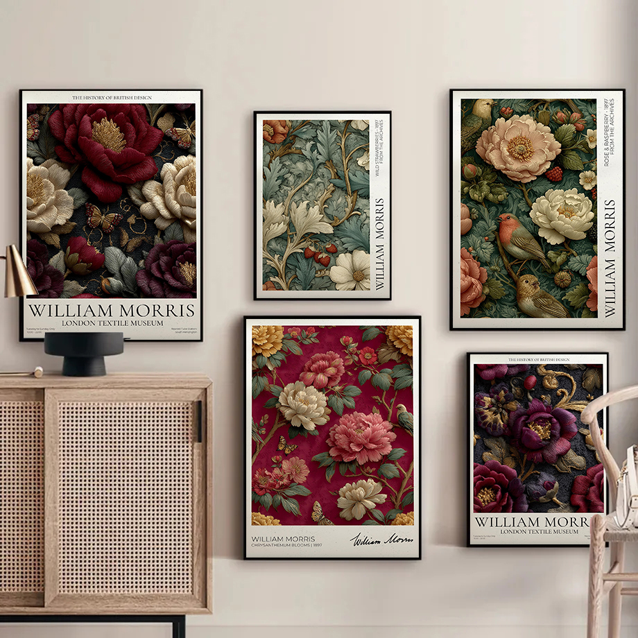 William Morris London Textile  - Home Textiles Exhibition ulasan dan harga