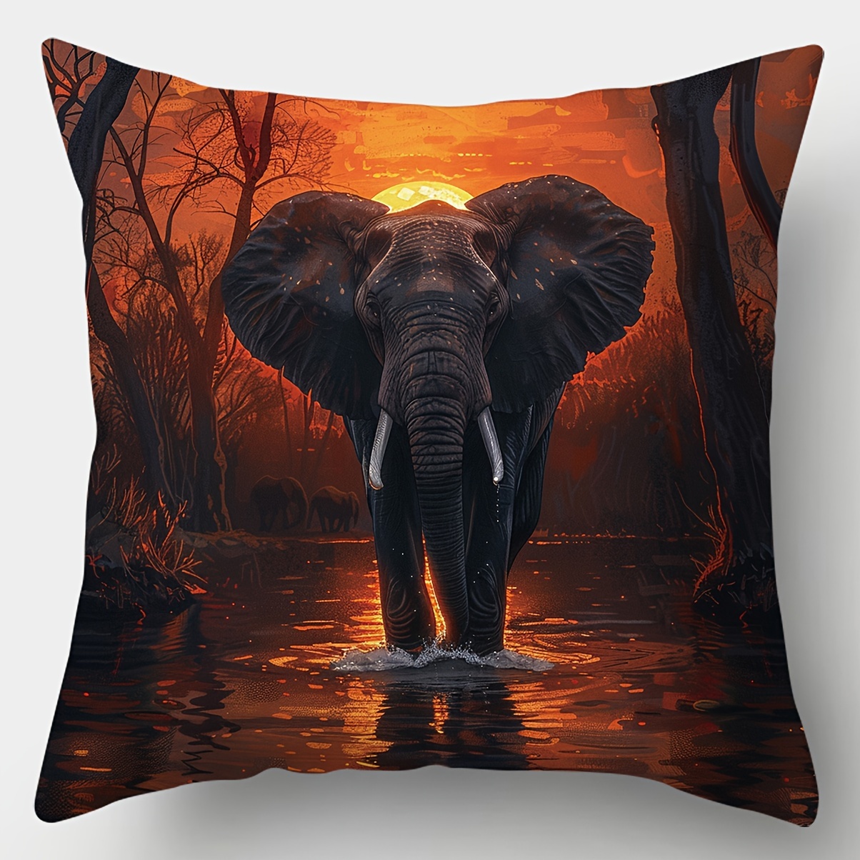 Pillow Covers Set of 4 African - Pillow Insert 18X18 ulasan dan harga