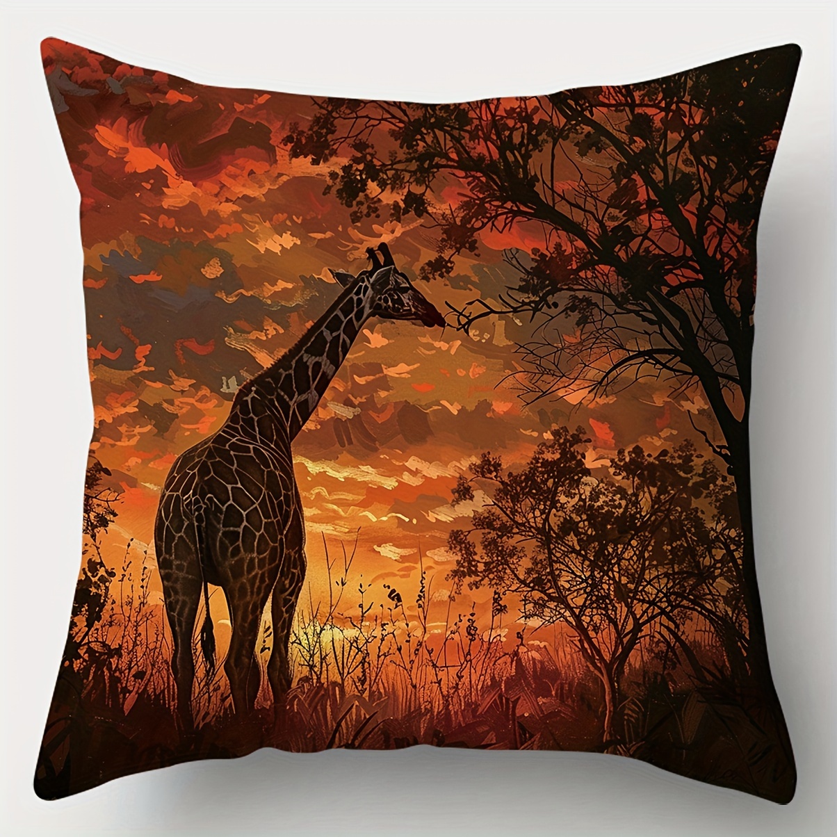 Pillow Covers Set of 4 African - Pillow Insert 18X18 ulasan dan harga