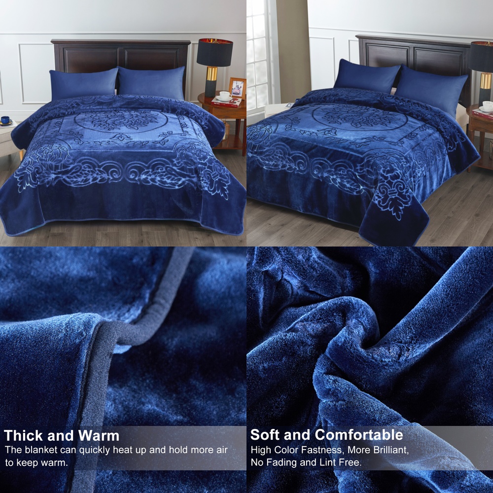 BlanketThick Korean Mink Weigh - Weighted Blanket 15Lb ulasan dan harga