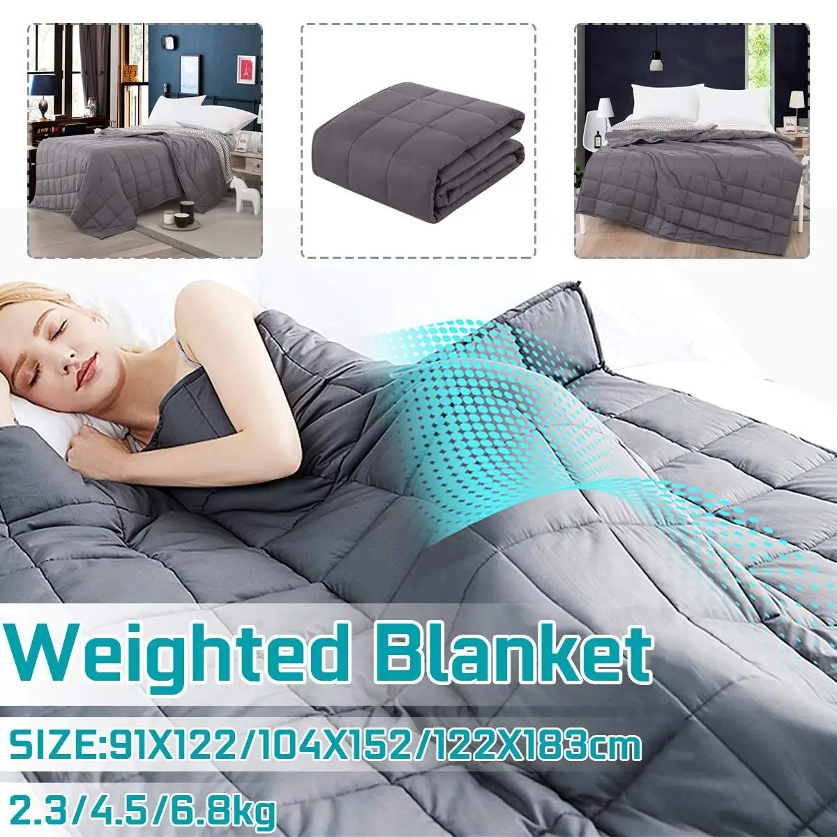 6 Size Weighted Blanket for Ad - Weighted Blanket 15Lb ulasan dan harga