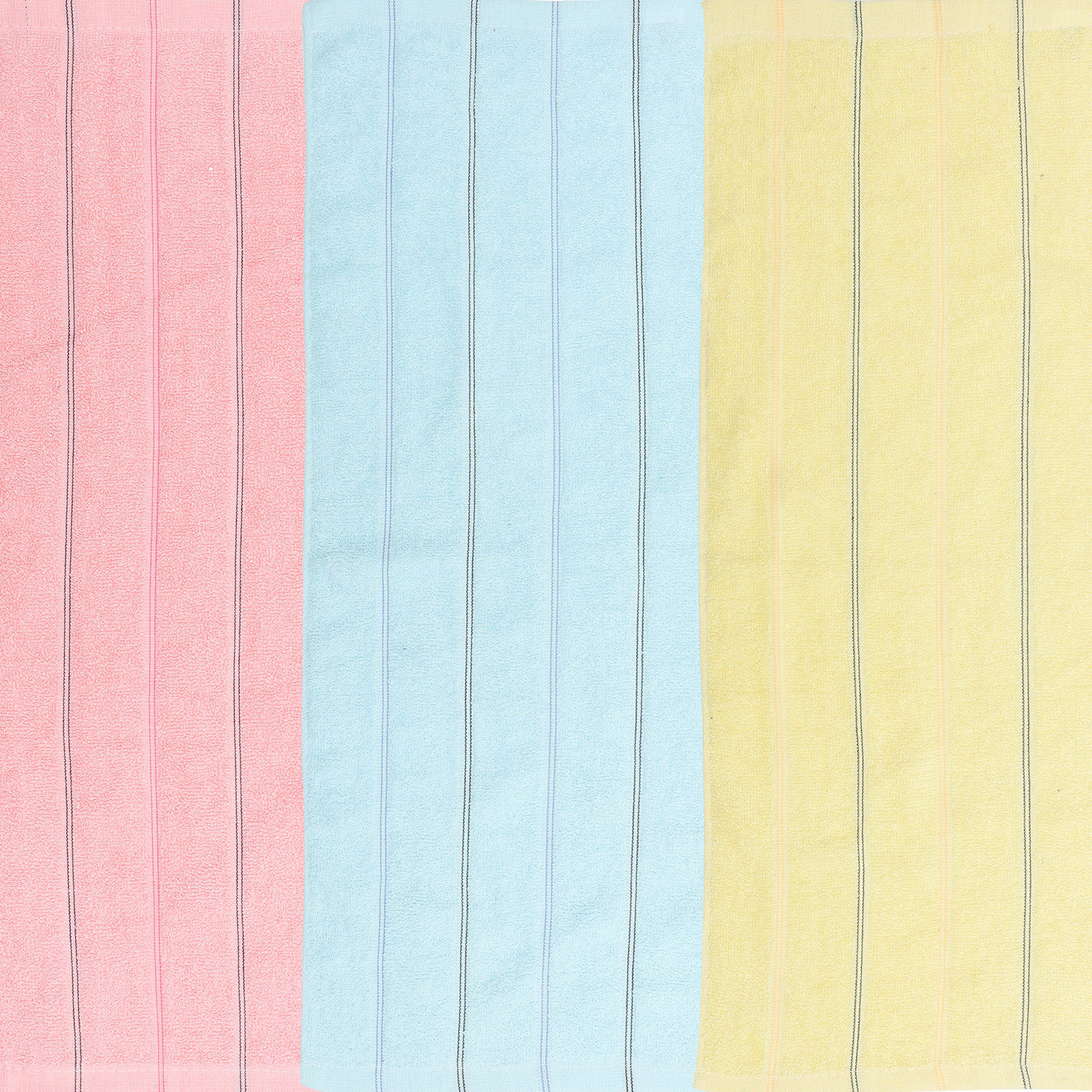4Pcs Striped Cotton Hand Towel - Home Textiles In Pakistan ulasan dan harga