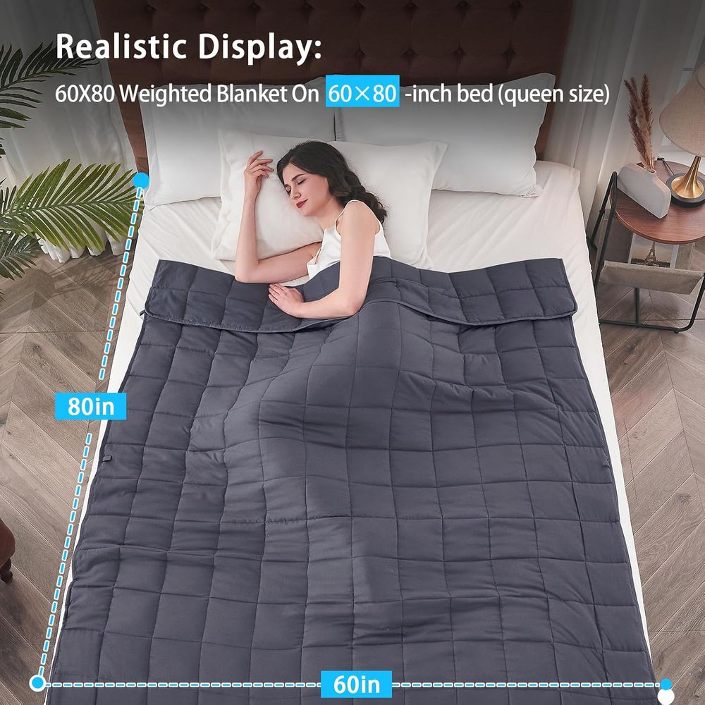 Weighted Blanket or Adults (20 - Weighted Blanket 15Lb ulasan dan harga