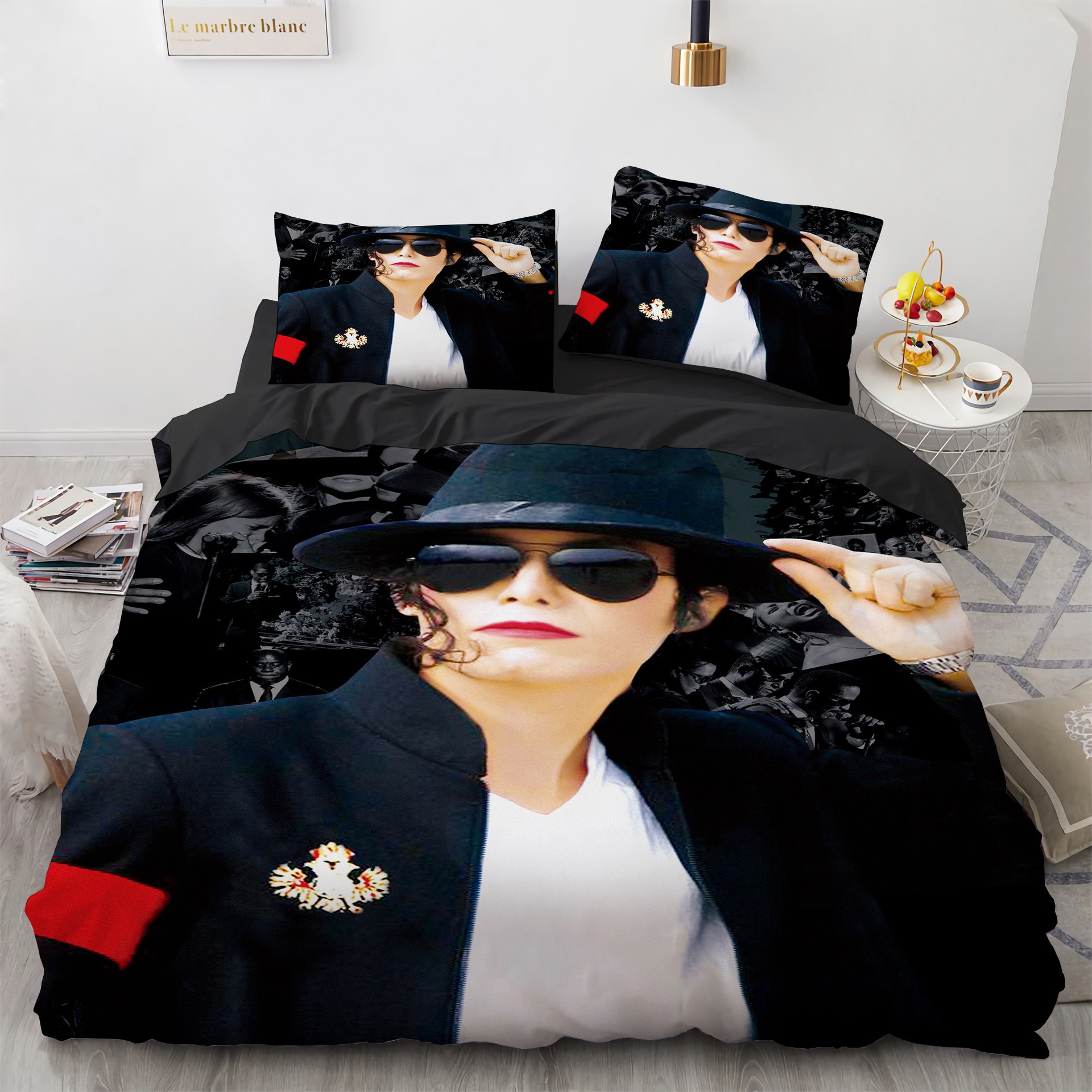 3D Printed Michael Jackson Bed - Home Textiles Bedding ulasan dan harga