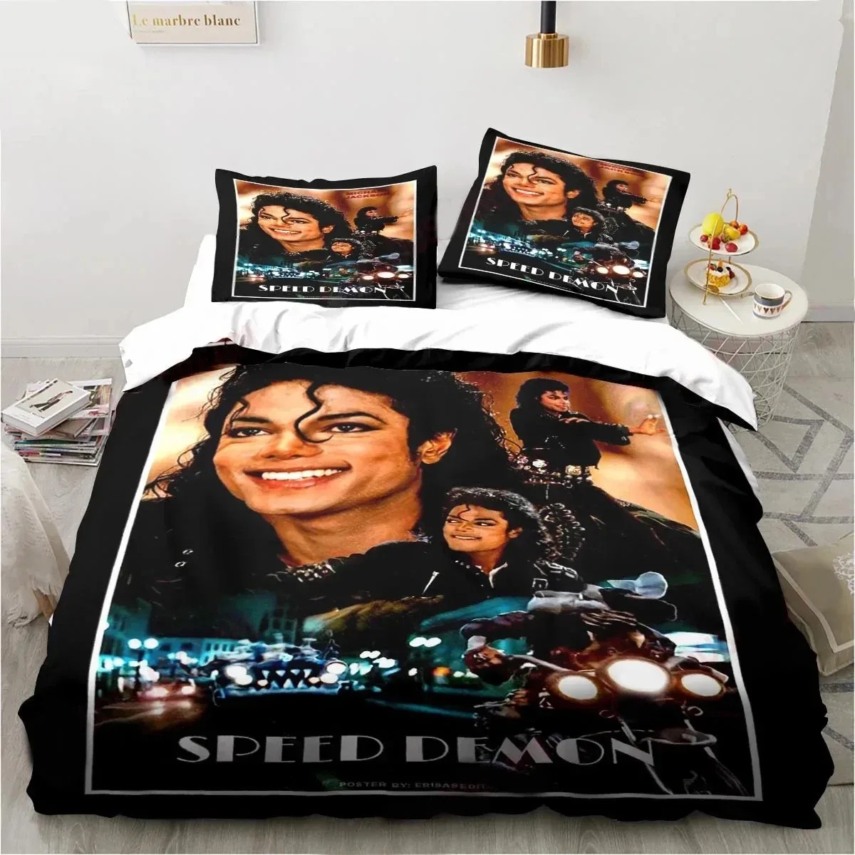 3D Printed Michael Jackson Bed - Home Textiles Bedding ulasan dan harga