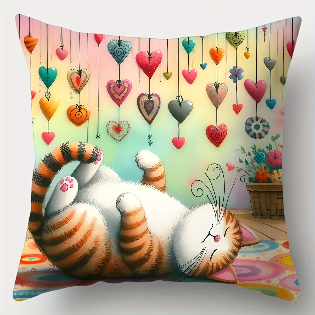 Pillow Covers Set of 1 or 4 Cu - Pillow Insert 18X18 ulasan dan harga