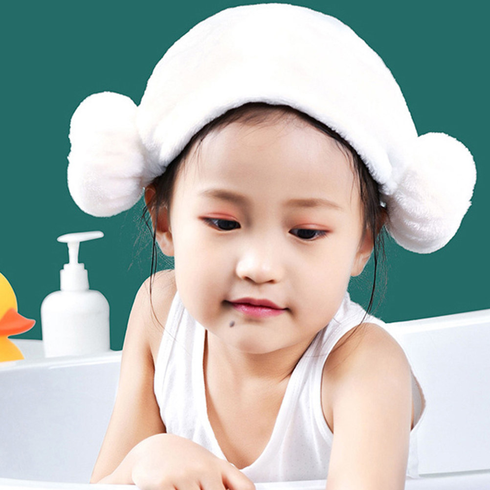 Heart Pattern Hair Drying Cap  - Home Textiles In Pakistan ulasan dan harga