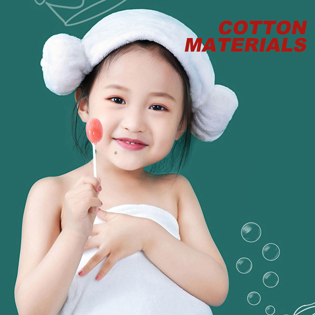 Heart Pattern Hair Drying Cap  - Home Textiles In Pakistan ulasan dan harga