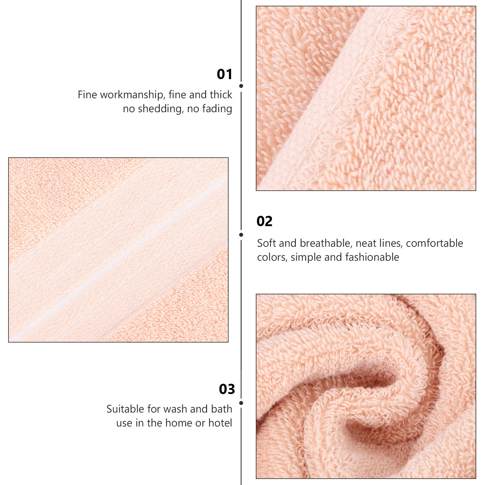 1Pcs Pure Cotton Face Towel So - Home Textiles In Pakistan ulasan dan harga
