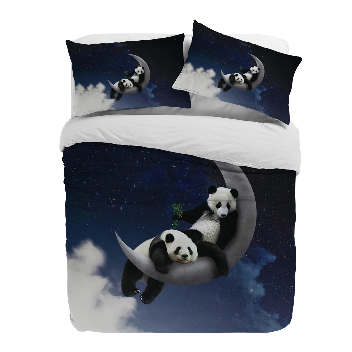 Moon Night Sky Panda Bamboo St - Home Textiles Bedding ulasan dan harga