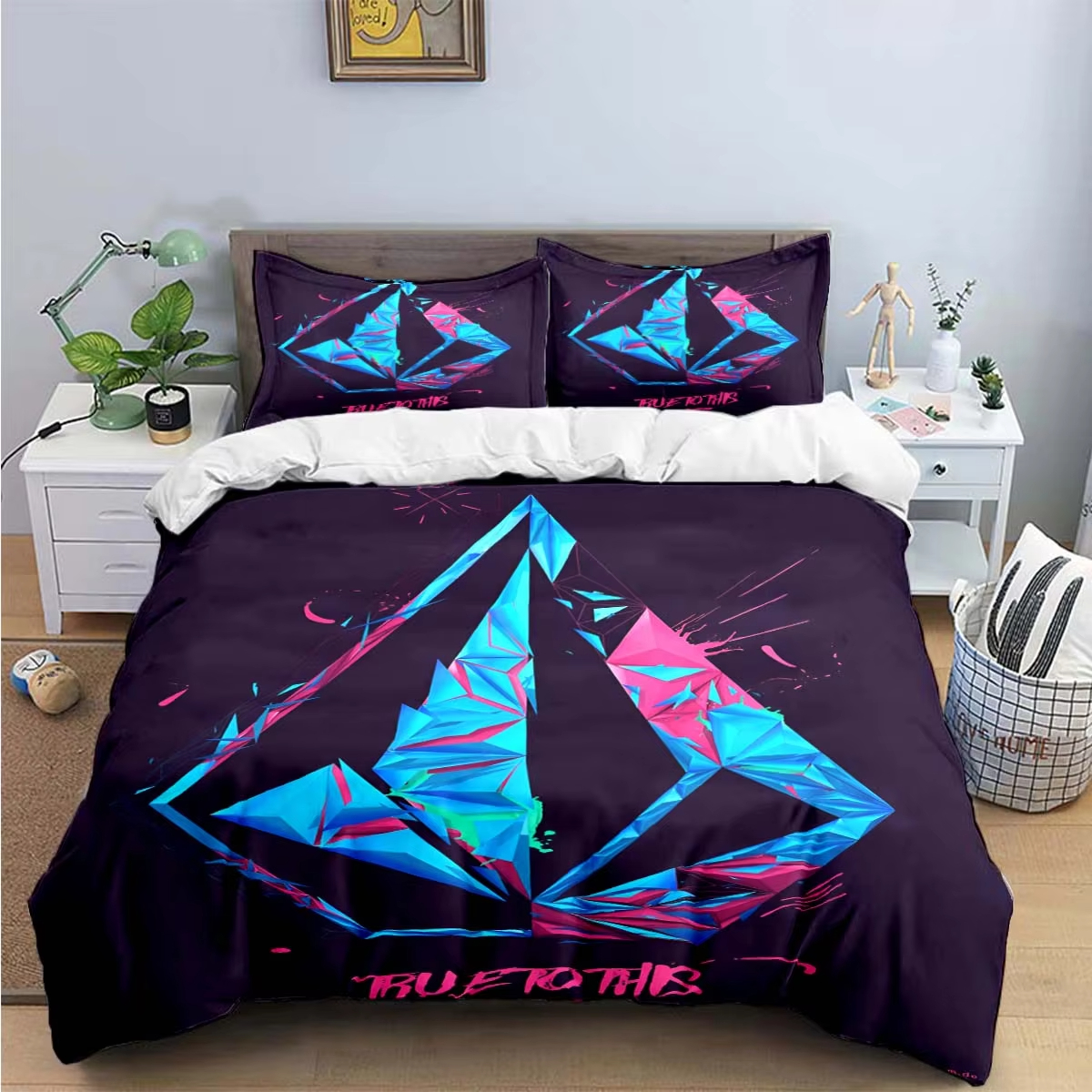 New V-VOLCOM 3d Print Bedding  - Home Textiles Bedding ulasan dan harga