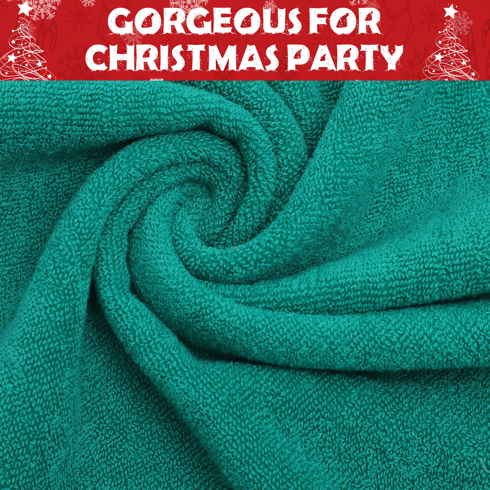 2Pcs Christmas Cotton Towels E - Home Textiles In Pakistan ulasan dan harga