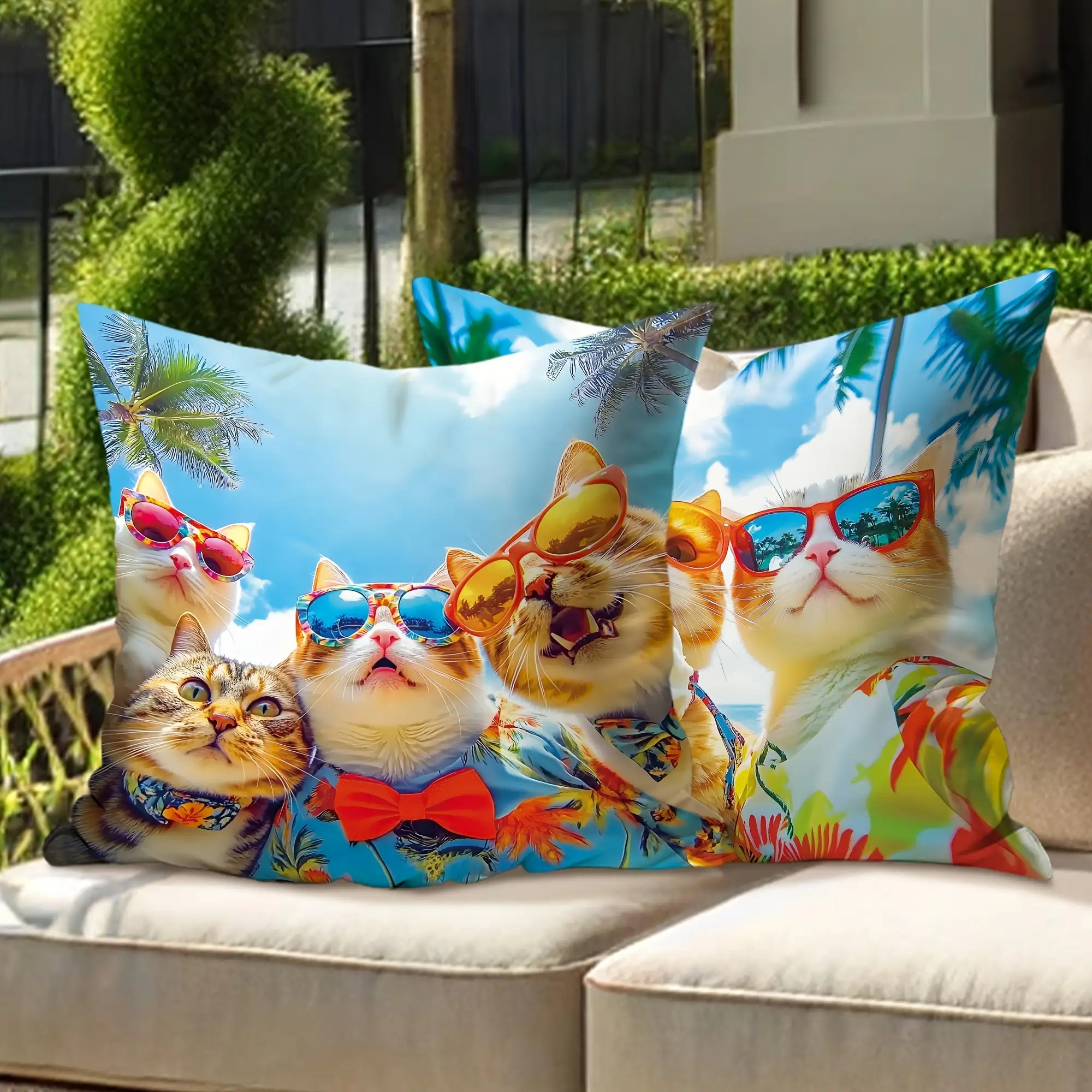 Pillow Covers Set of 4 Tropica - Pillow Insert 18X18 ulasan dan harga