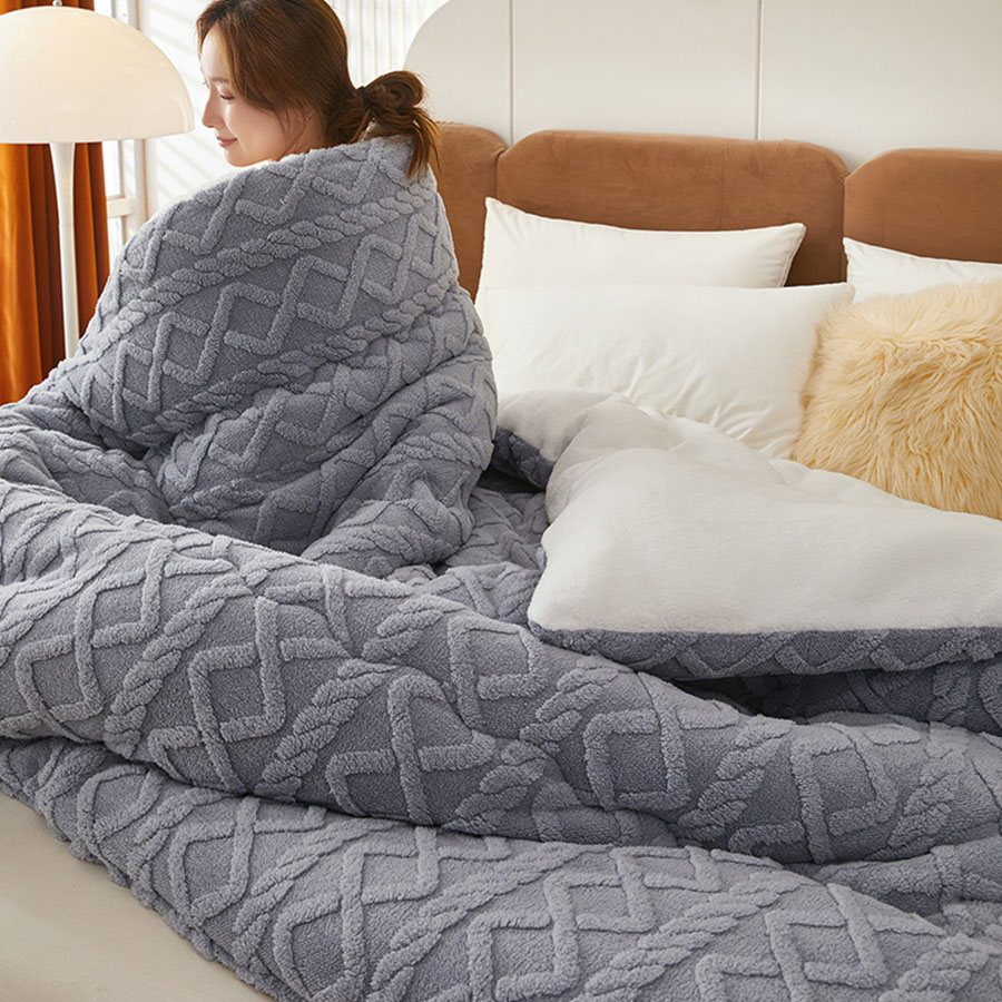 New Super Thick Winter Warm Bl - Weighted Blanket 15Lb ulasan dan harga
