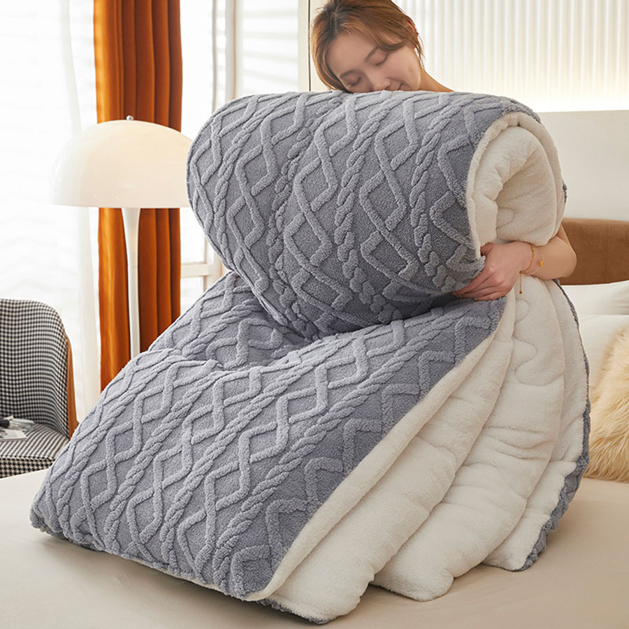 New Super Thick Winter Warm Bl - Weighted Blanket 15Lb ulasan dan harga