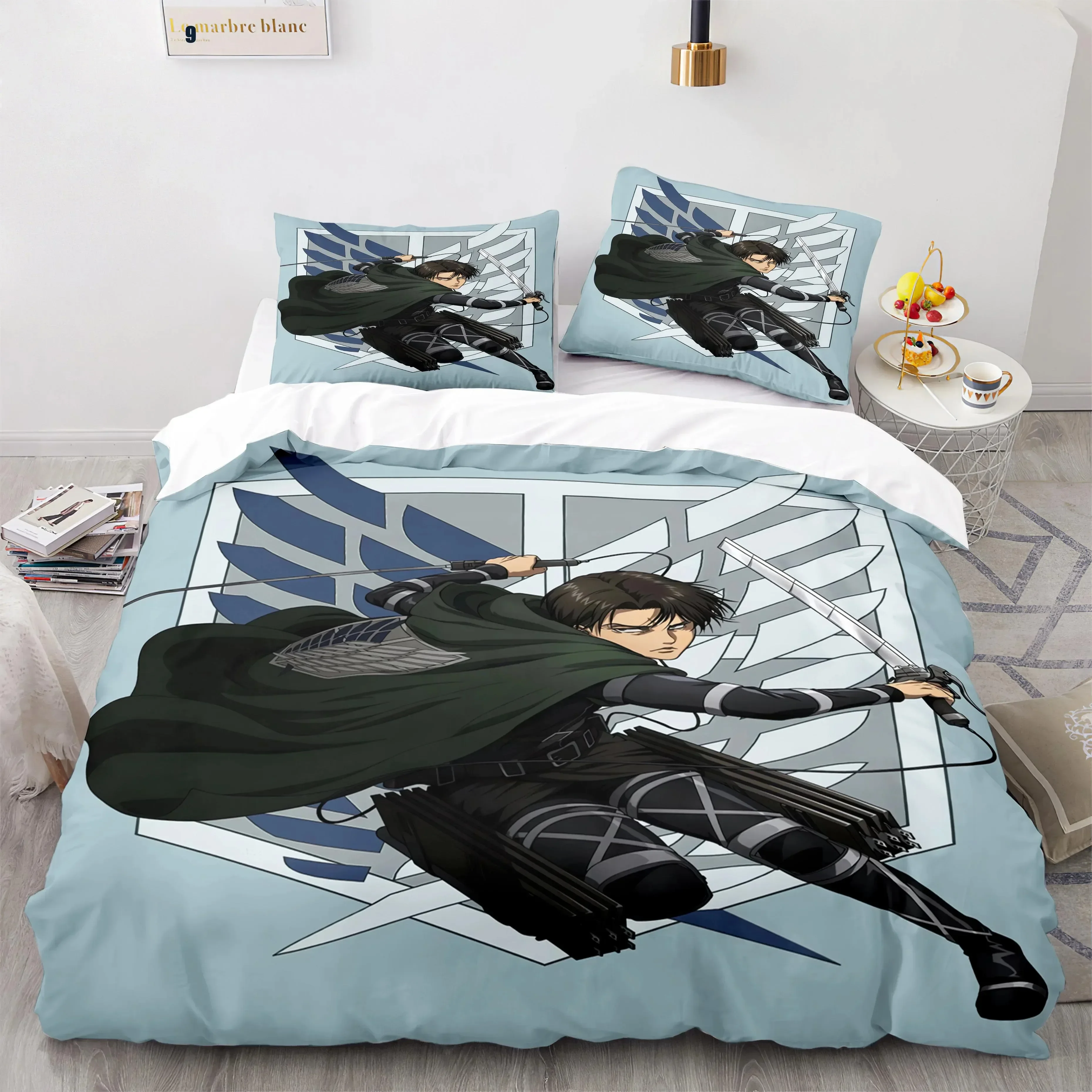 Anime Attack On Titan Home Tex - Home Textiles Bedding ulasan dan harga