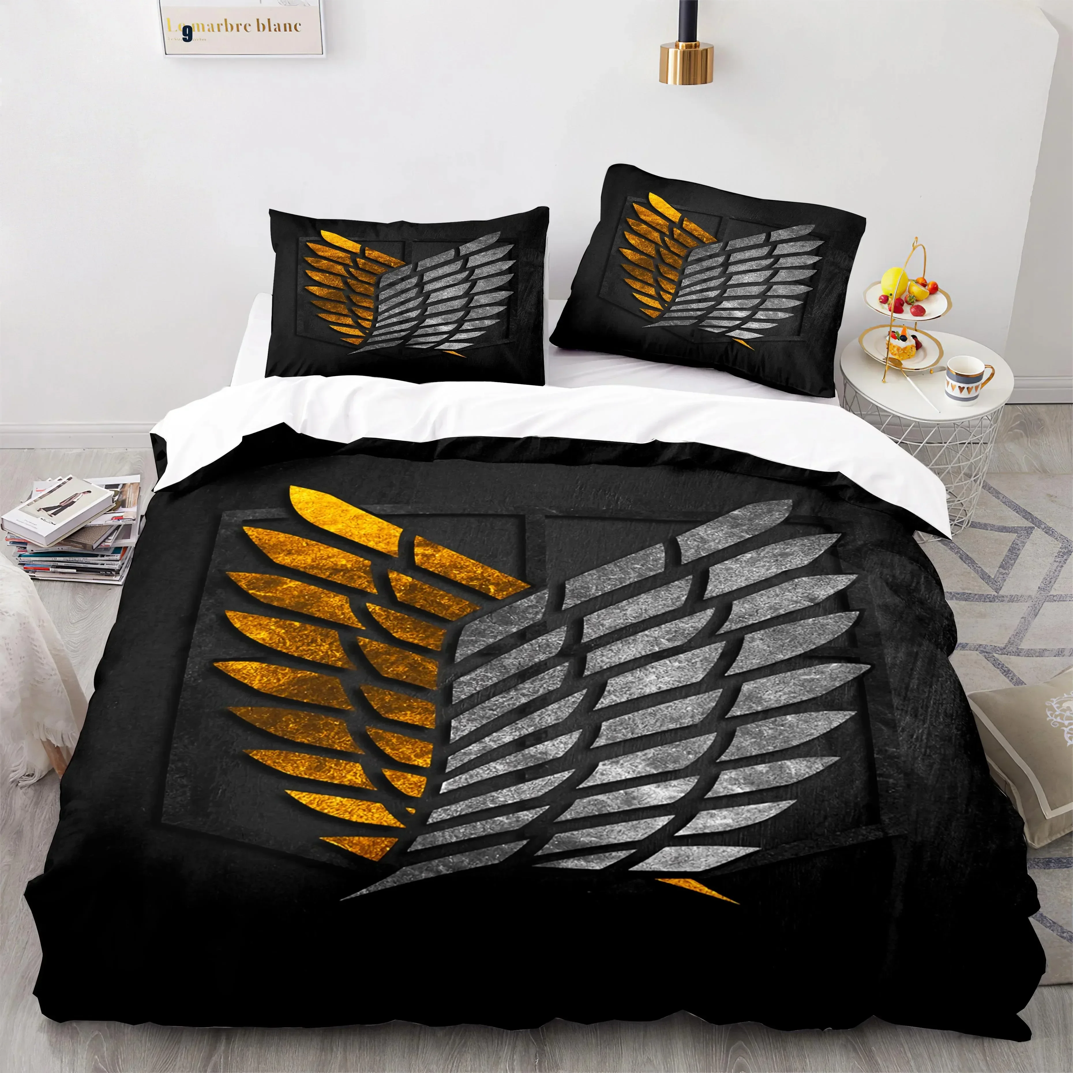 Anime Attack On Titan Home Tex - Home Textiles Bedding ulasan dan harga