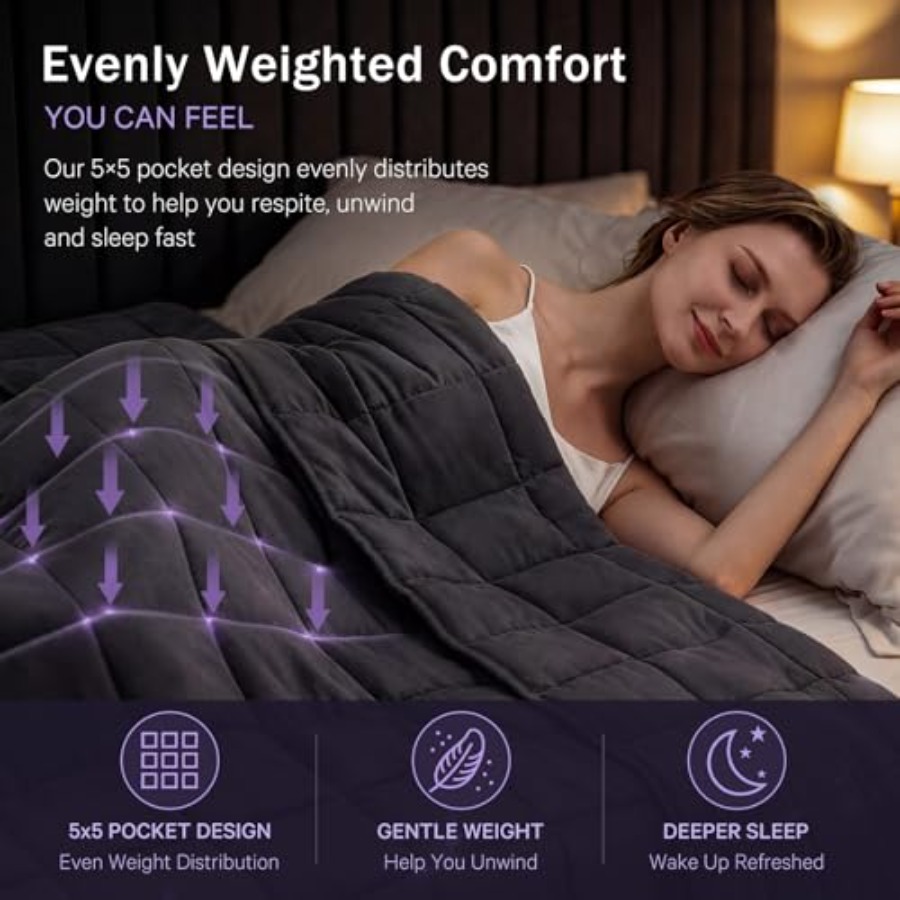 Weighted Blanket for Adults 20 - Weighted Blanket 15Lb ulasan dan harga