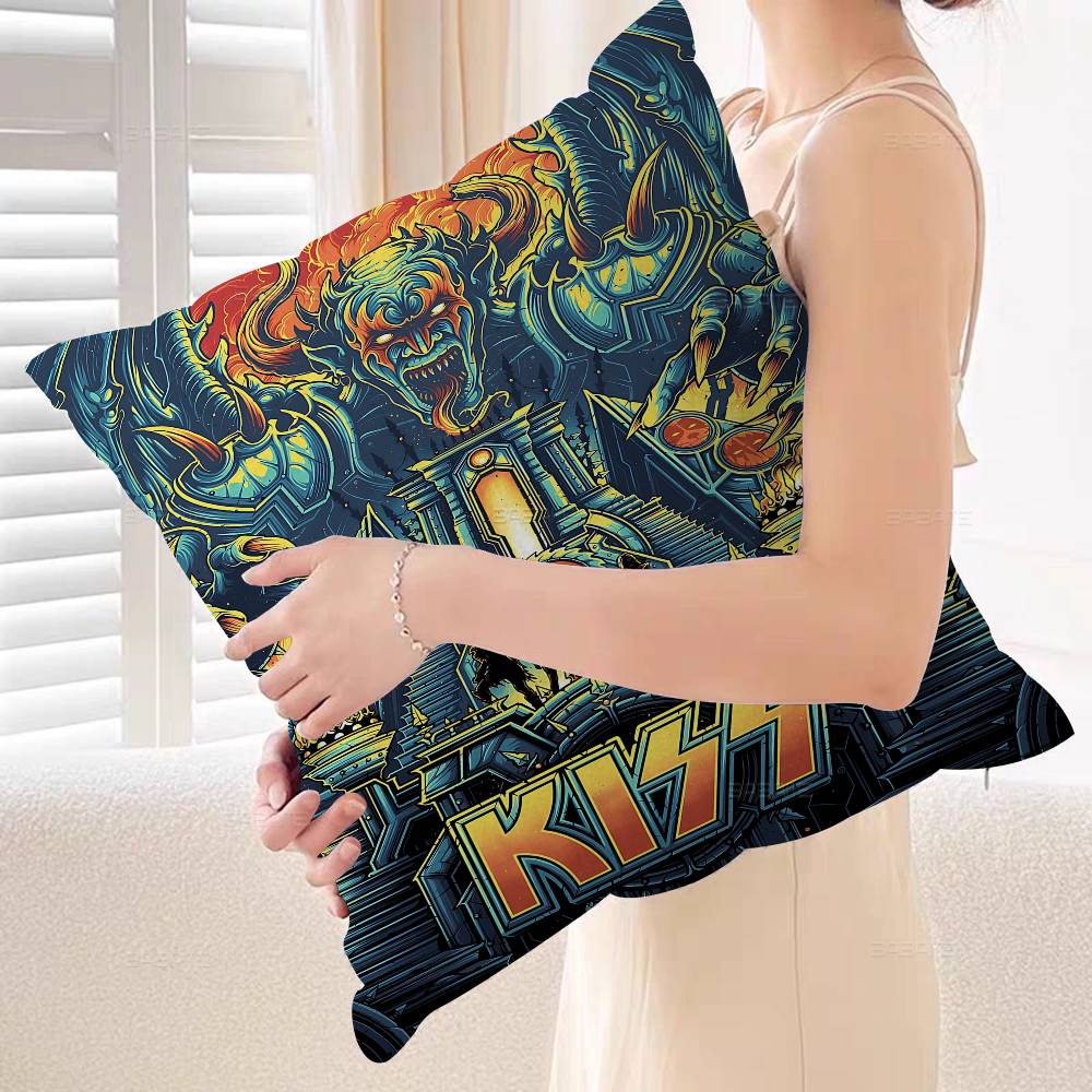 Rock Band Kiss hot Pillowcase  - Hot Home Of Textiles ulasan dan harga