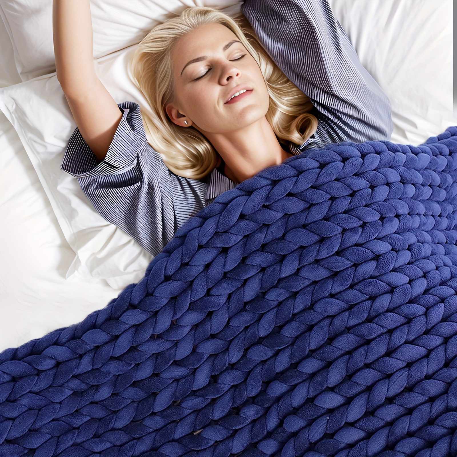 Weighted Knitted Weighted Blan - Weighted Blanket 15Lb ulasan dan harga