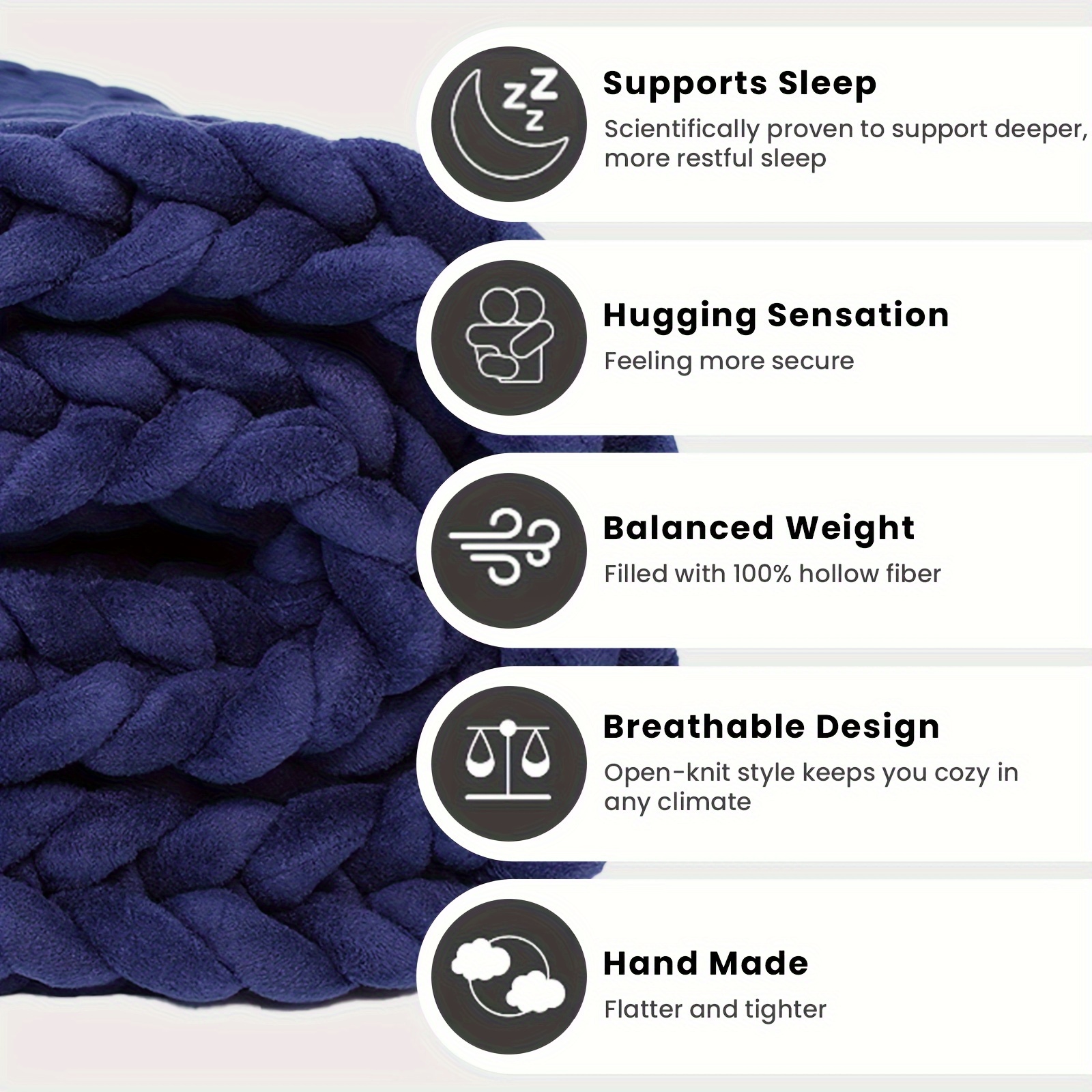 Weighted Knitted Weighted Blan - Weighted Blanket 15Lb ulasan dan harga