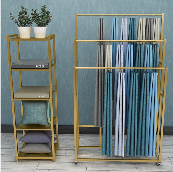Mobile curtain display frame s - Home Textiles Exhibition ulasan dan harga
