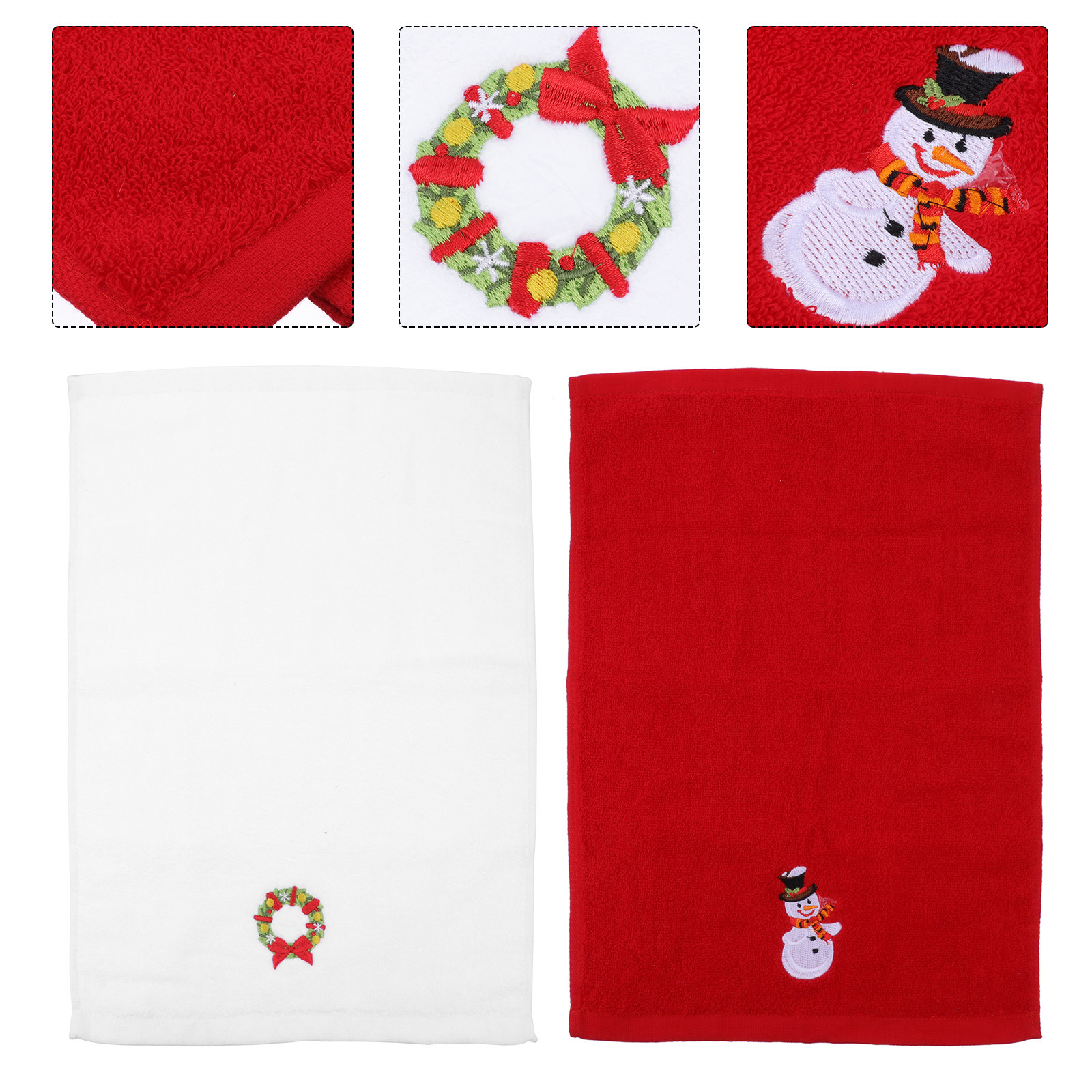 2Pcs Decorative Christmas Towe - Home Textiles In Pakistan ulasan dan harga
