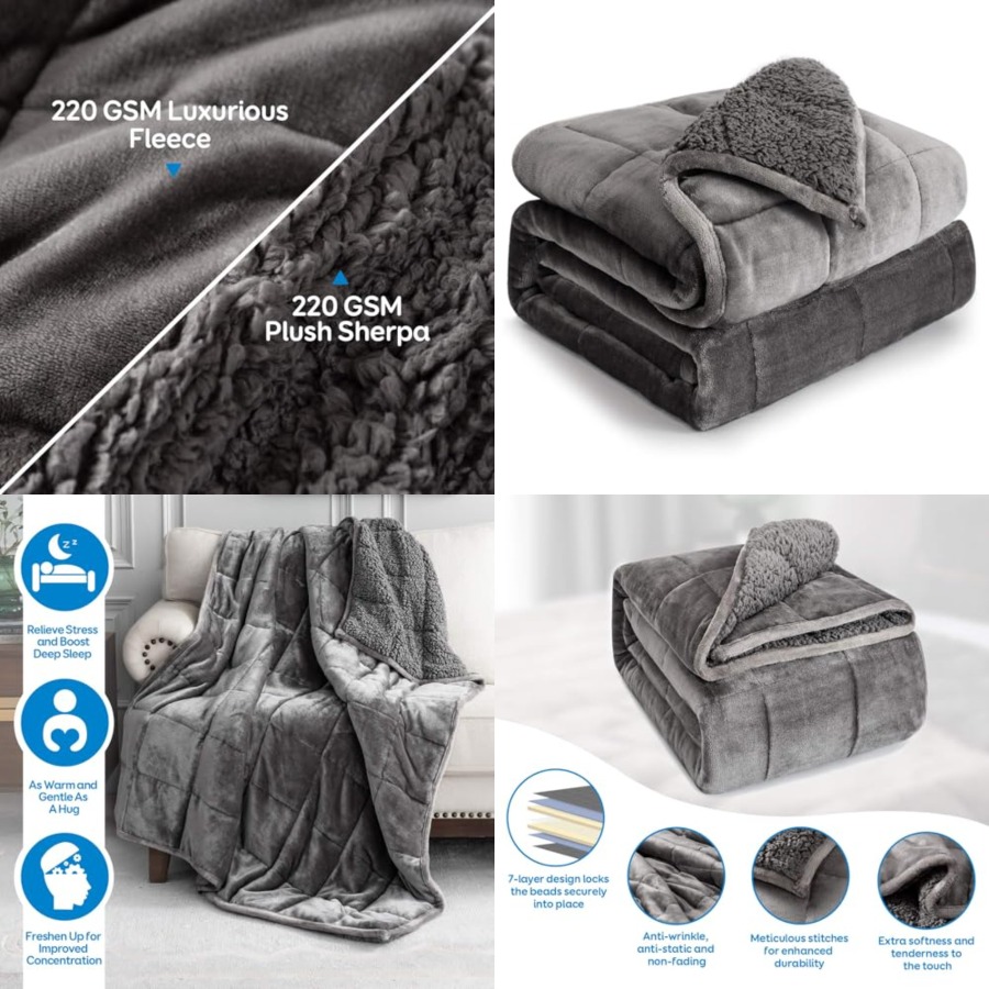 Weighted Blanket s Queen Size  - Weighted Blanket 15Lb ulasan dan harga