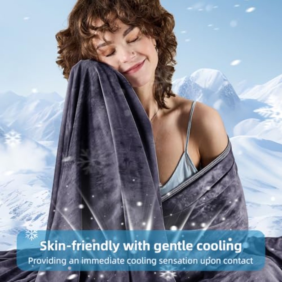 Cooling Blanket King Size 90x1 - Weighted Blanket 15Lb ulasan dan harga
